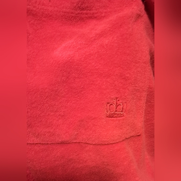 Vintage Y2K Juicy Couture Neon Pink Cotton Terry Cloth Jogger Short Set SZ XL - Picture 5 of 9